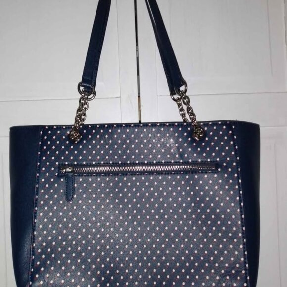 Chaps Navy Shoulder Bag - Picture 2 of 6